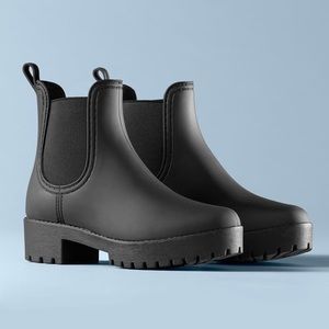 Jeffrey Campbell Chelsea Platform Rain Boots